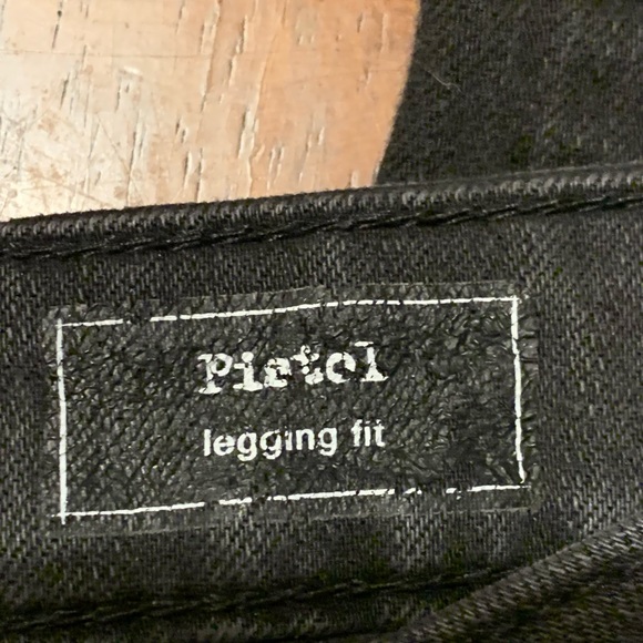 Volcom Pistol Legging Fit Jeans size 7 / 28 dark grey - Picture 5 of 6